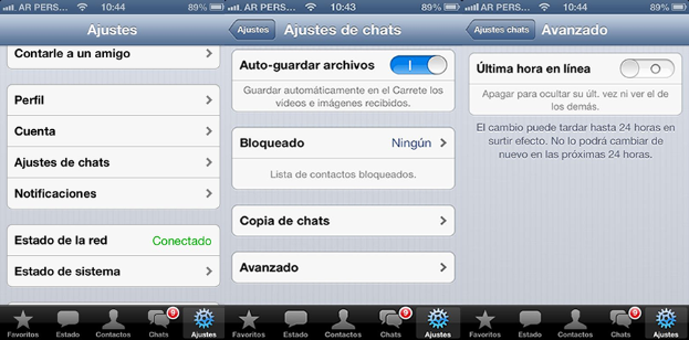 WhatsApp desactivación