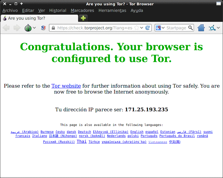 Tor browser-arrancado
