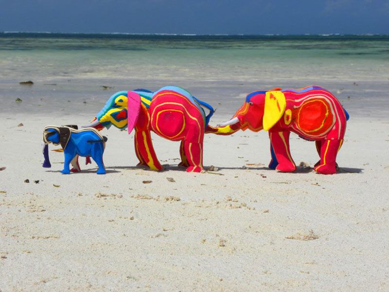 Obras de arte hechas con Chancletas 7