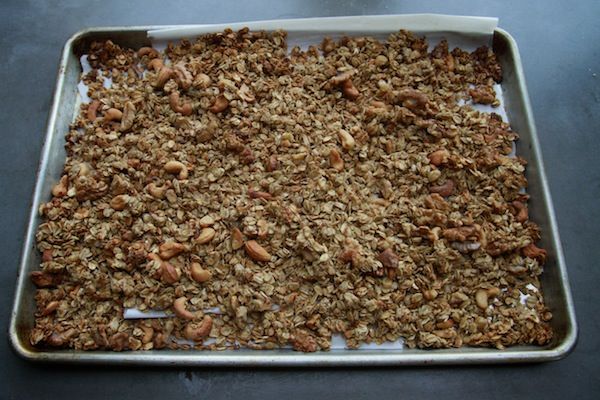 Granola en placa