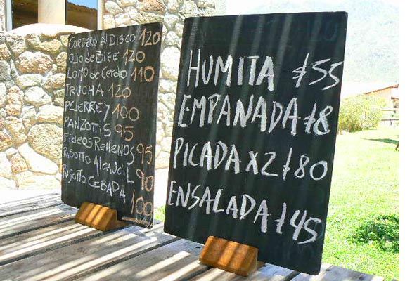 Menu la_mariana