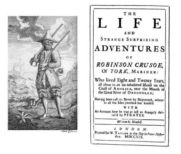 Primera edición Robinson Crusoe