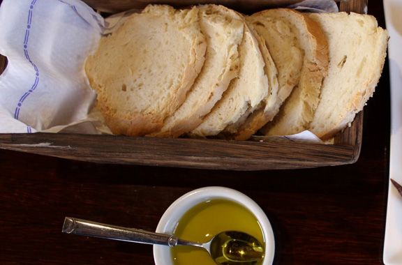 Pan oliva Abrasado