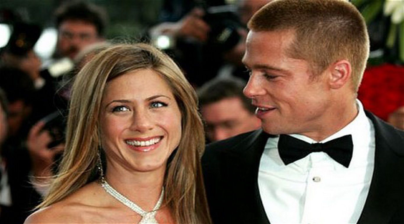 Jennifer Aniston y Brad Pitt