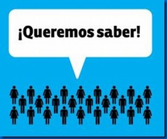 Queremos saber