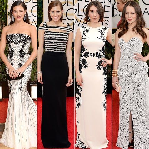 15 Black White-Dresses-Golden-Globes