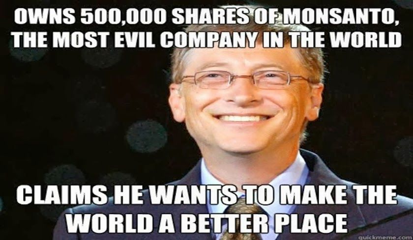 Bill Gates Dodges Questions on Why He Owns 500,000 Shares of Monsanto
