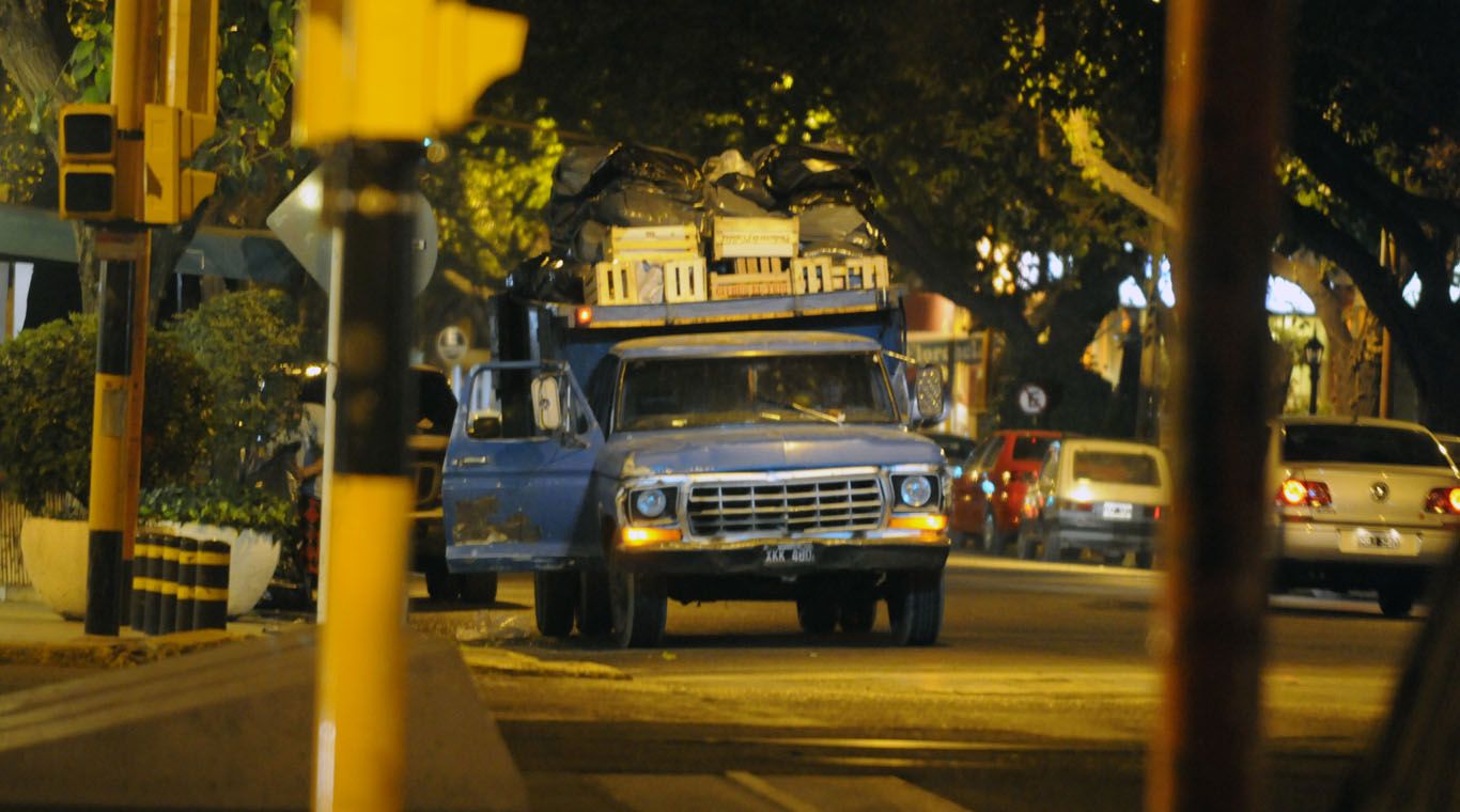 Camión chanchero por el centro 8