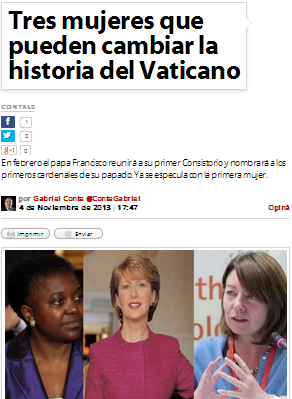 Mujeres vaticano