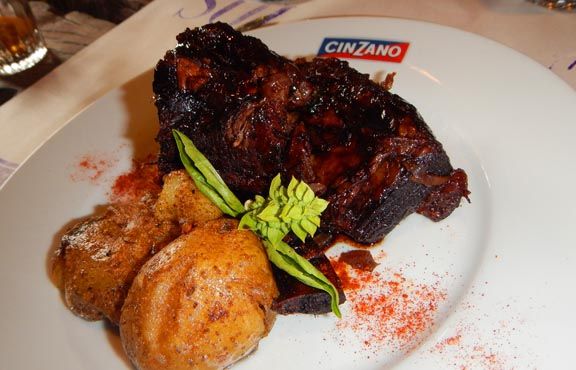 Costillas al malbec