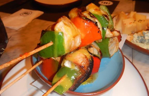 Pinchos de pollo Almica