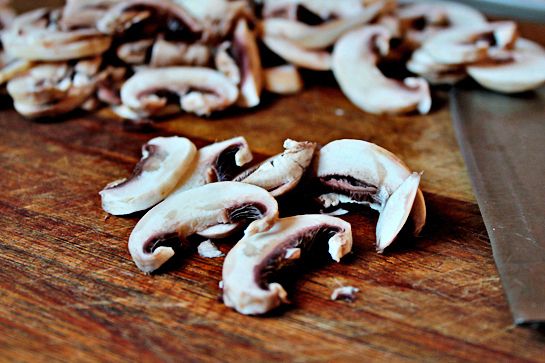 Hongos fileteados