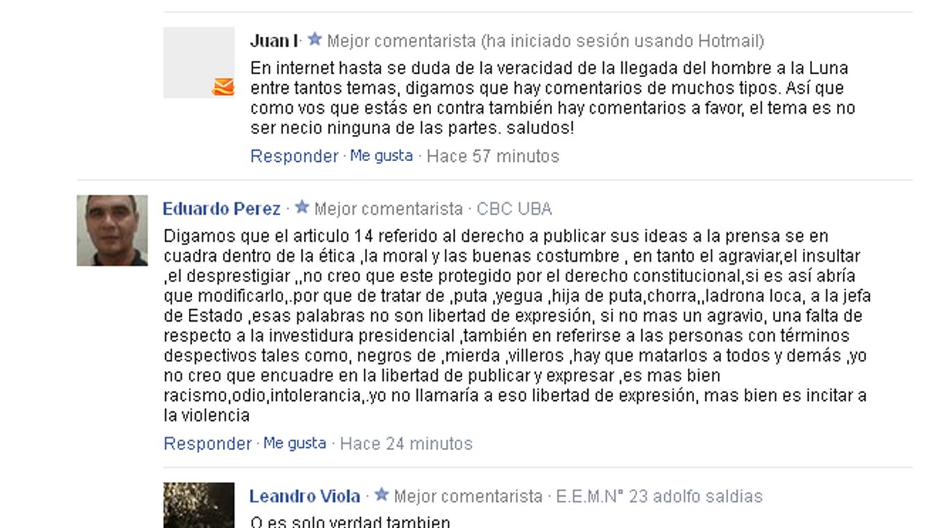 Comentarios nota