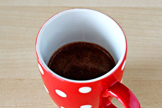 Poner en la taza