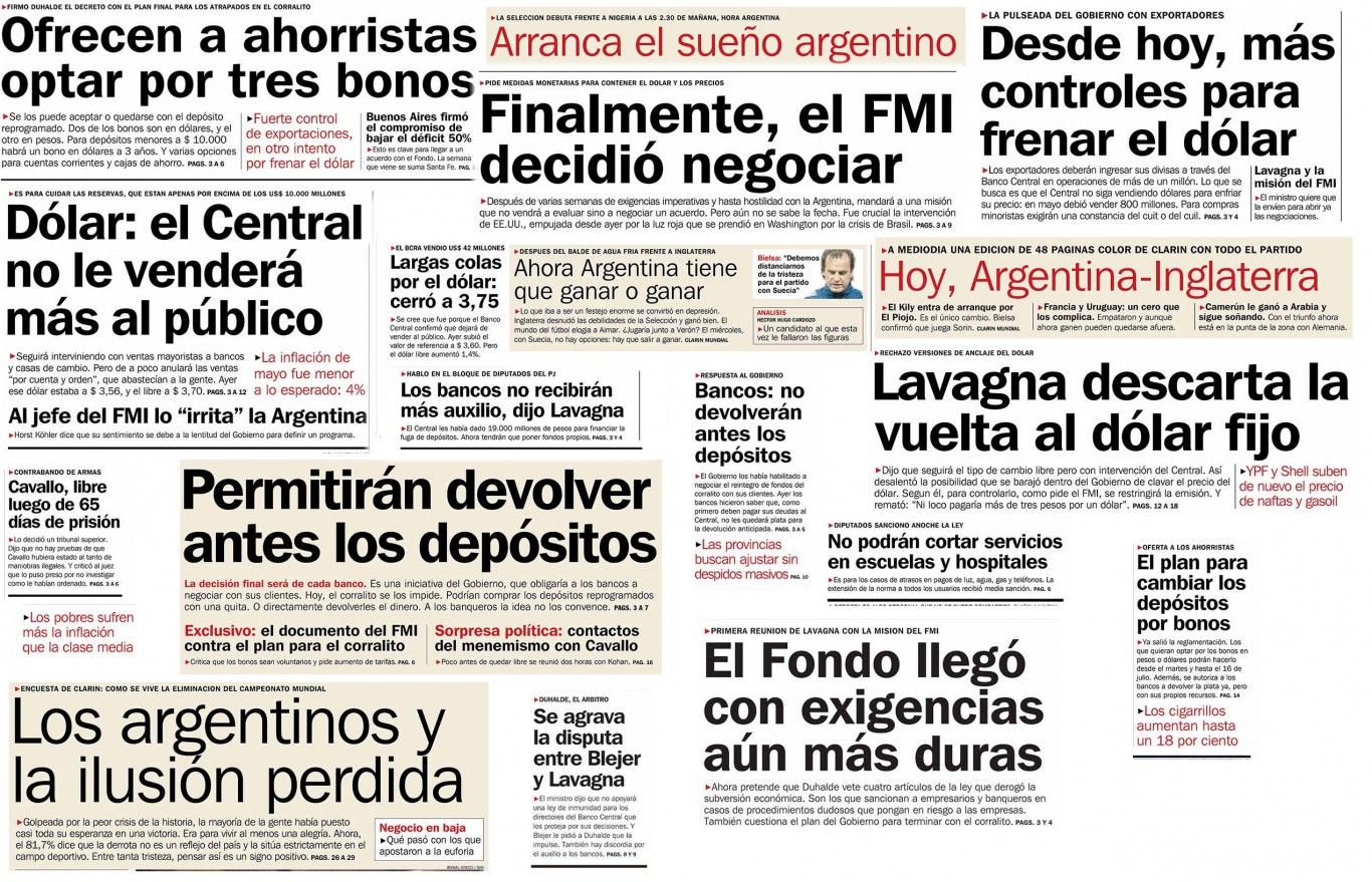 Tapas diarios Corea Japón Mundial 2002