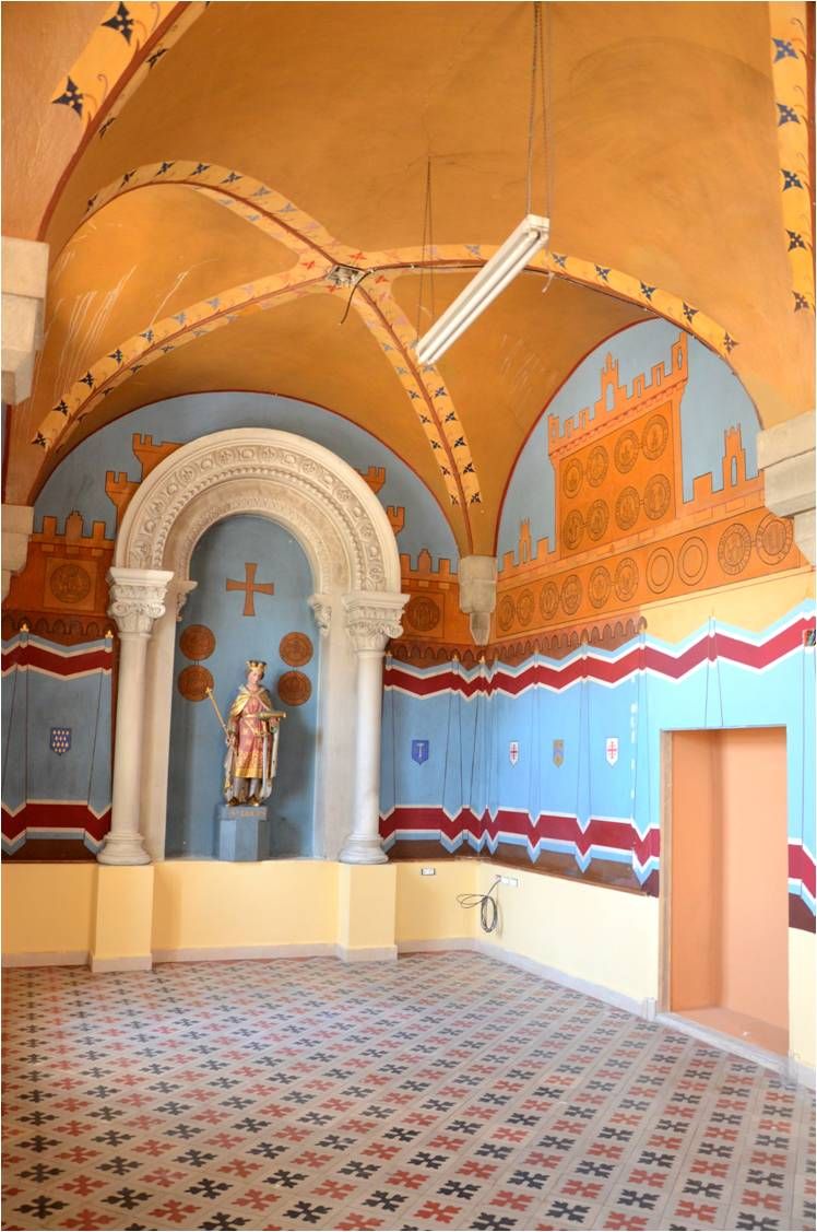 Murales hospital Saint Louis Jerusalén