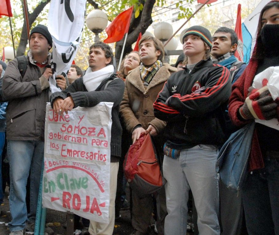 Protesta estudiantil-interior
