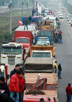 Paro camiones chile