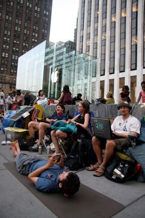 Filas en Apple interior
