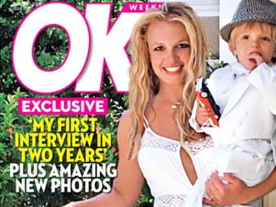 Britney spears en revista ok interior