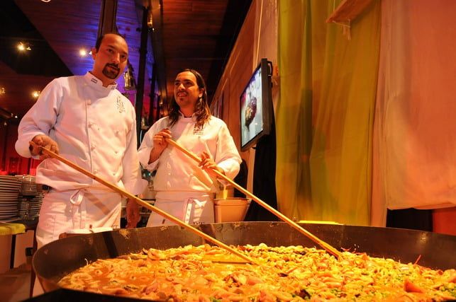 Interior paella