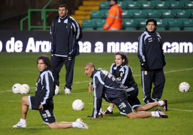 Maradona primera práctica