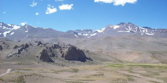 montaña laguna del diamante