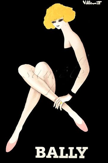 Póster publicidad bally
