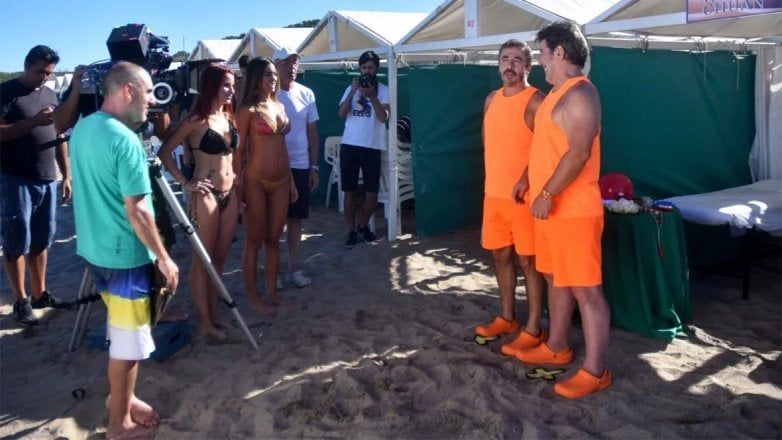 Comenzó el rodaje de Bañeros 5 que contará con los Caniggia