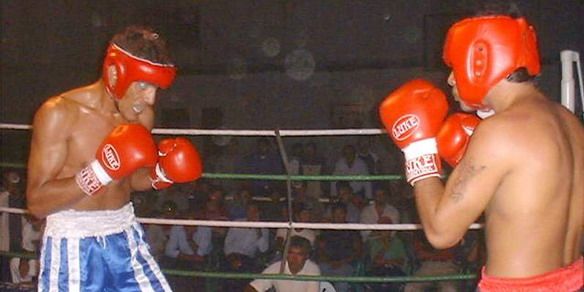 Pelea de boxeo