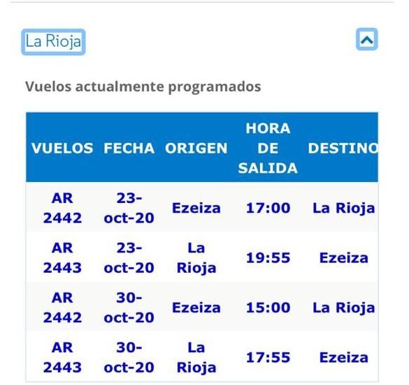 vuelos de cabotaje