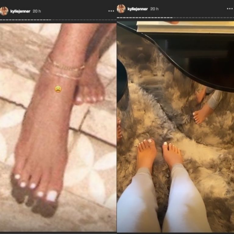 Pies de Kylie Jenner