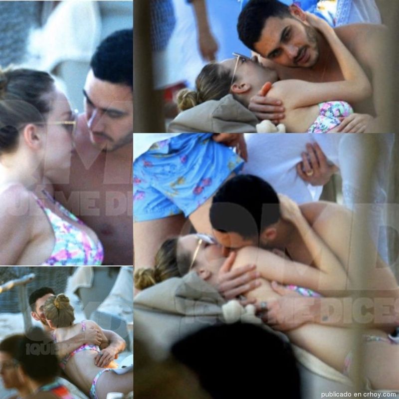 Alejandro y Ester beso 