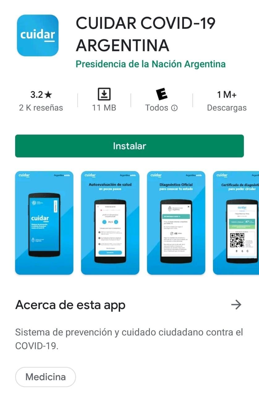 app cuidar