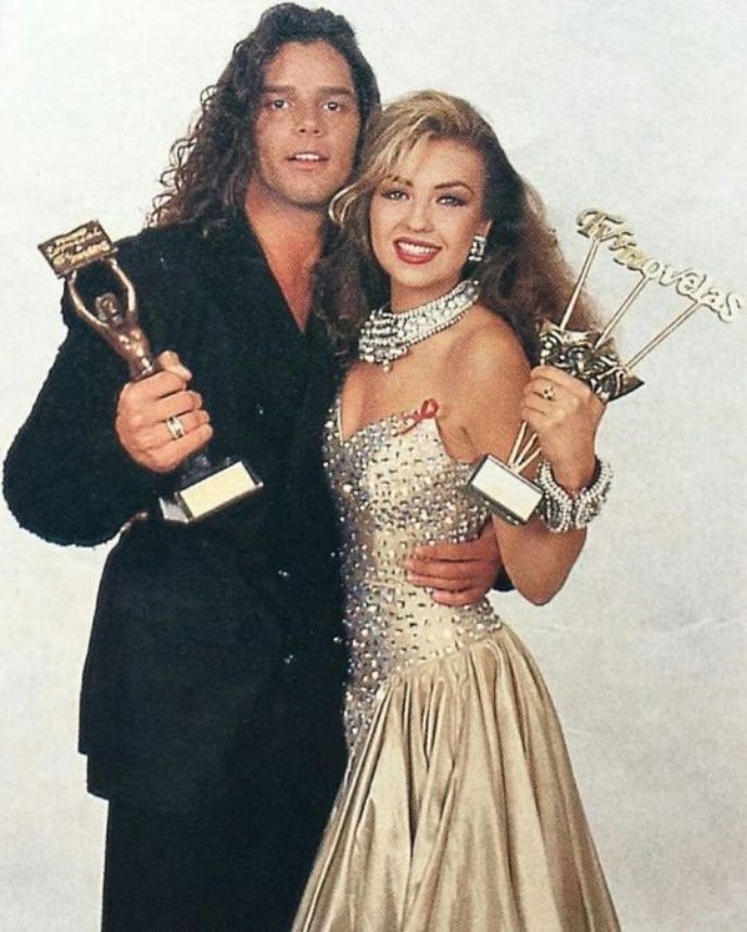 Thalía y Ricky Martin 