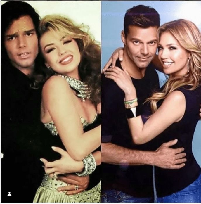 Thalía y Ricky Martin