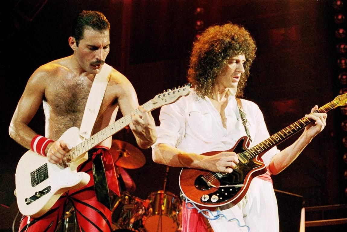 Freddie Mercury y Brian May