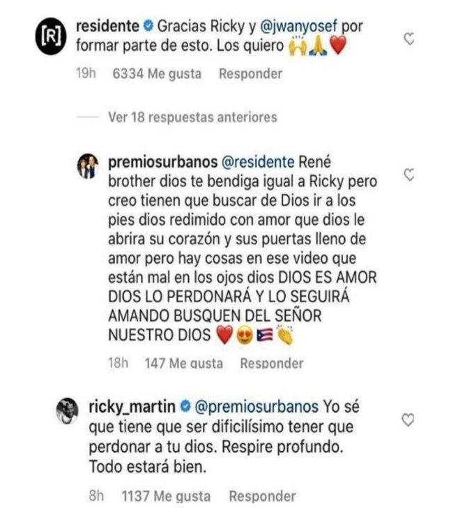 Ricky Martin Reacción