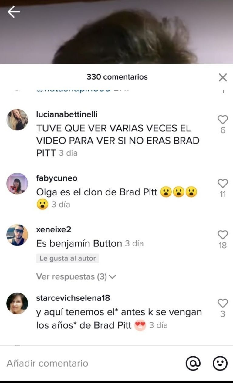 Brad Pitt el clon
