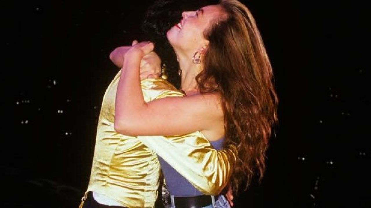 Thalía y Michael Jackson