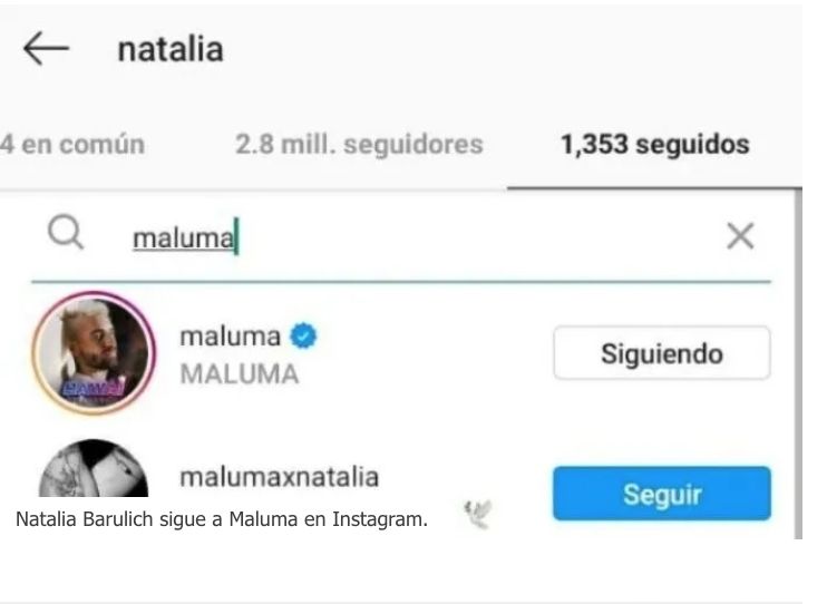 Maluma y Natalia