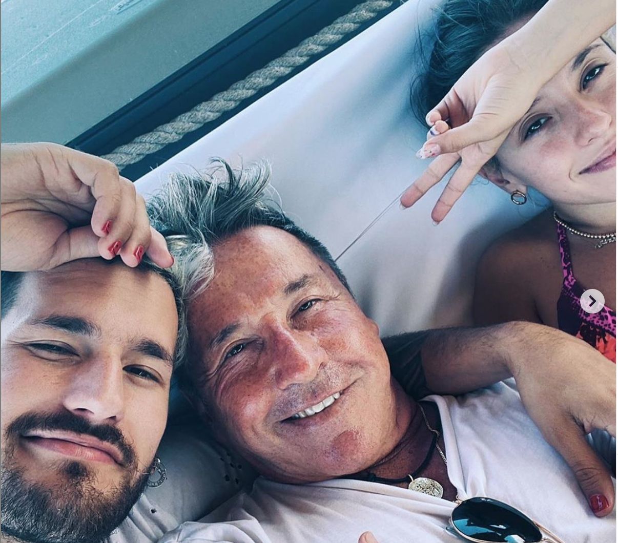 Ricardo Montaner y sus hijos