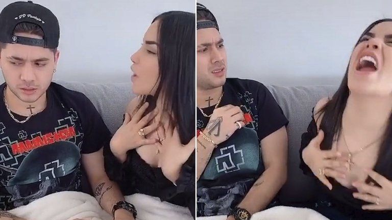 Juan de Dios y Kimberly Loaiza