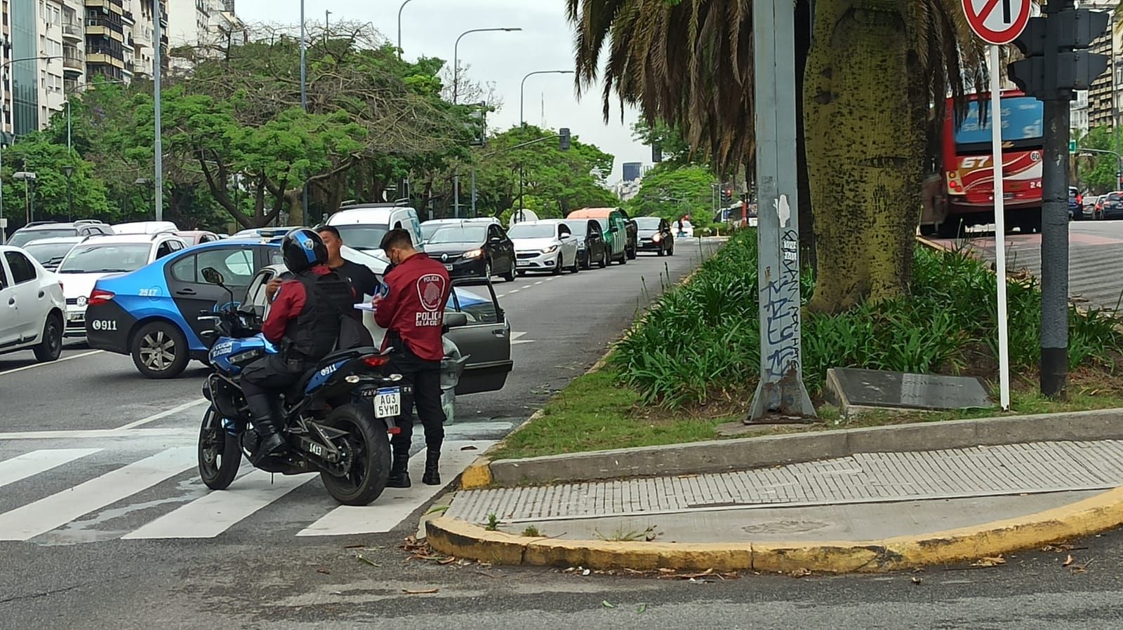 La policía acudió rápido al lugar