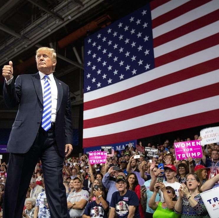 Fuente: Instagram @realdonaldtrump.