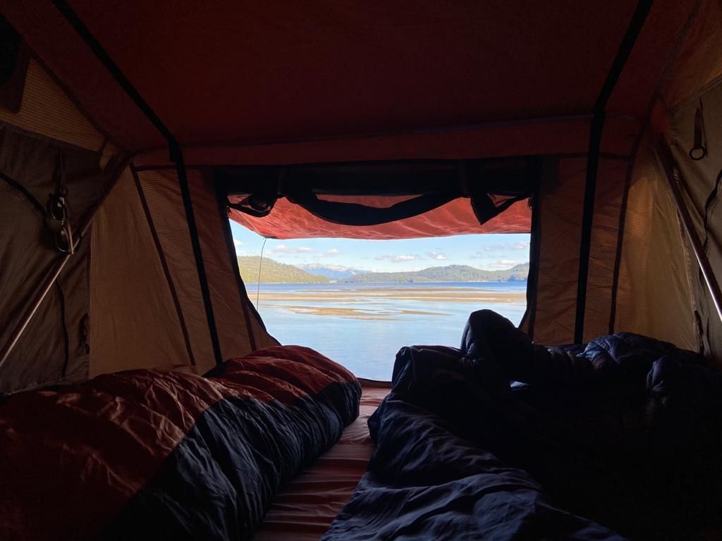 carpa de techo viaje