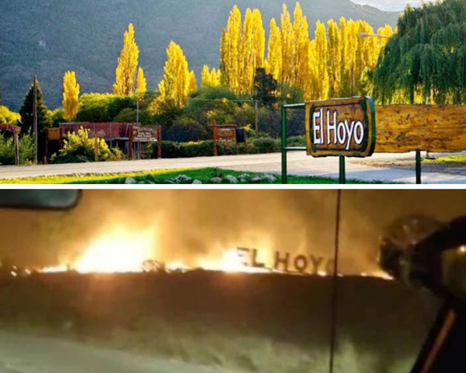 El Hoyo incendios