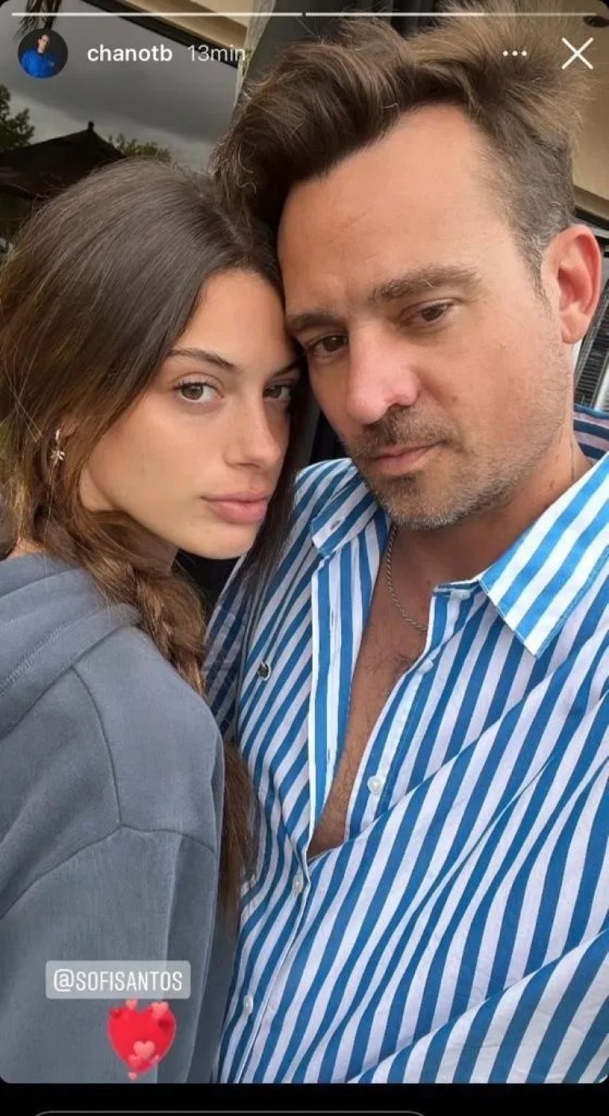 ESTA ES LA FOTO CON LA QUE CHANO CONFIRMO LA RELACION CON SOFIA.