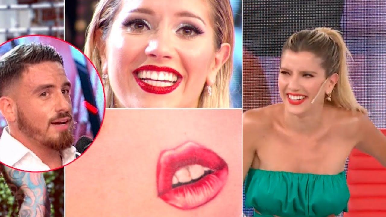 QUE TATOO. LA BOCA DE LAURA FEDE SE PINTO EN SU CUERPO.