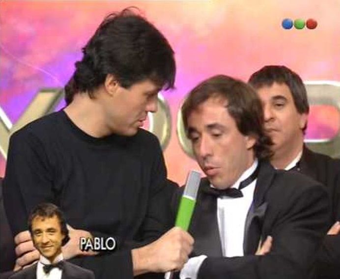 Pablo Granados y Marcelo Tinelli.